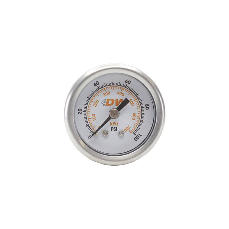 DeatschWerks 0-100 PSI 1/8in NPT Mechanical Fuel Pressure Gauge 6-01-G