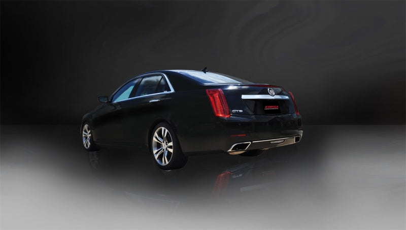 Corsa Sport Axle-Back Exhaust Dual Rear Polished Outlet 2014 Cadillac CTS Vsport 3.6L V6 Automatic 14325