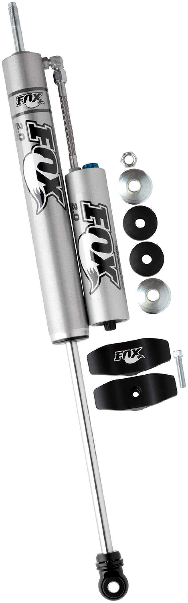 Fox 07+ Jeep JK 2.0 Factory Series 11.6in. Smooth Body R/R Front Shock w/CD Adj. / 4-6in. Lift 985-26-011
