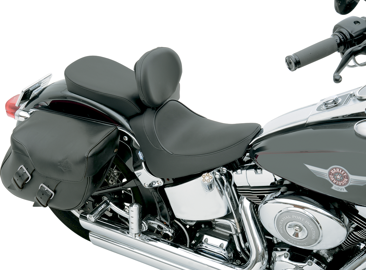 DRAG SPECIALTIES Asiento individual - Liso - Respaldo del conductor 0802-0632