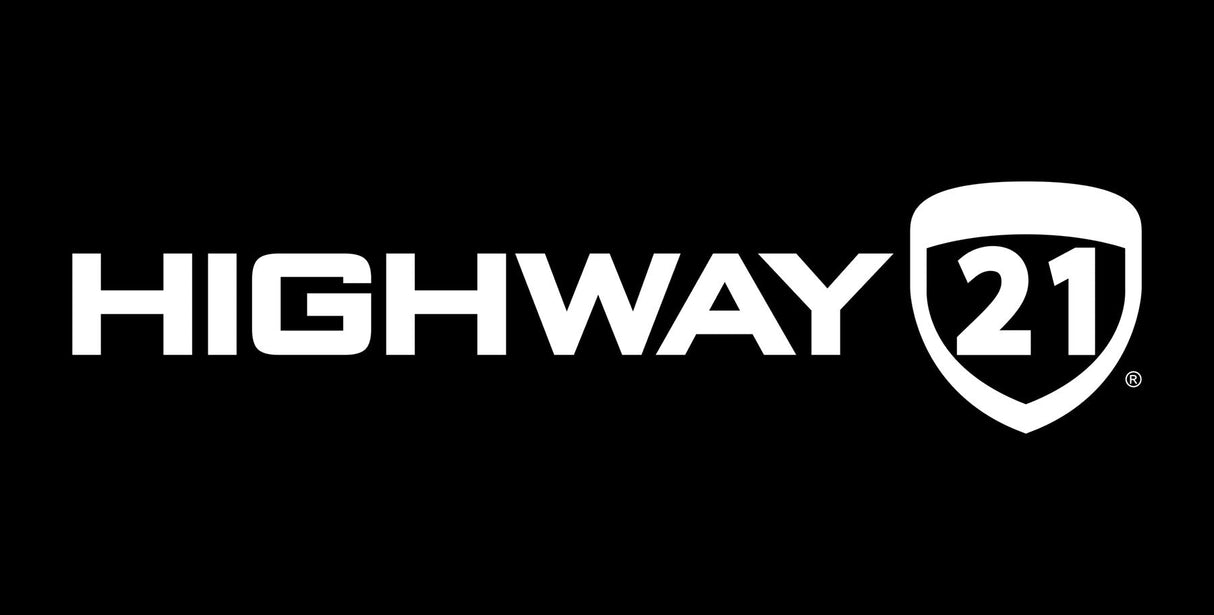 HIGHWAY 21 Wall Banner 3' X 6' Black BANNER-HWY21-2