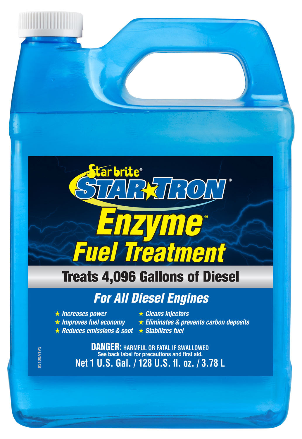 STAR BRITE Star Tron Diesel Additive Gal 093100N