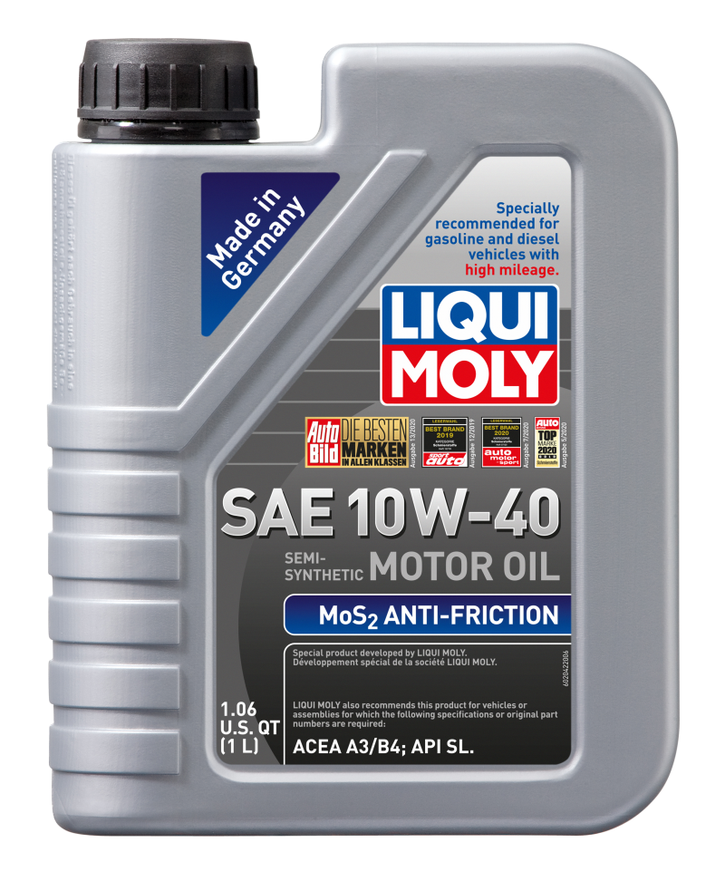 LIQUI MOLY 1L MoS2 Anti-Friction Motor Oil 10W40 2042