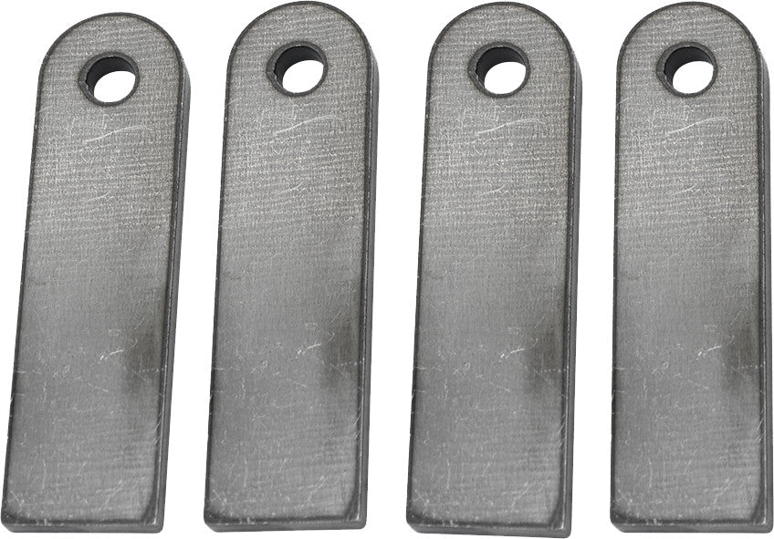 TC BROS Weld-On Steel Mounting Tabs Style 2 4/Pk 104-0036