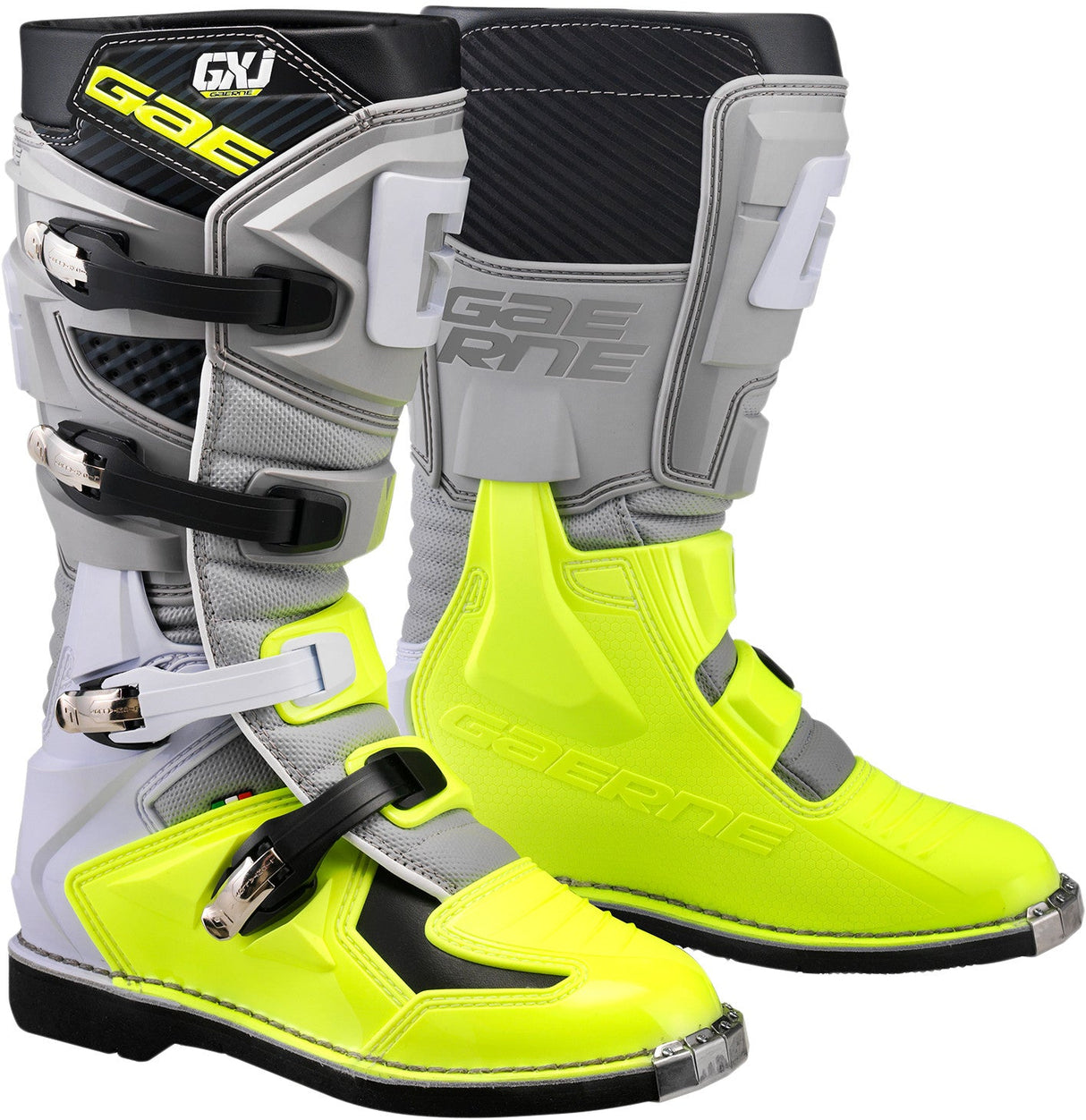 GAERNE Gx-J Boots Grey/Yellow Fluo Sz 05 2169-009-05