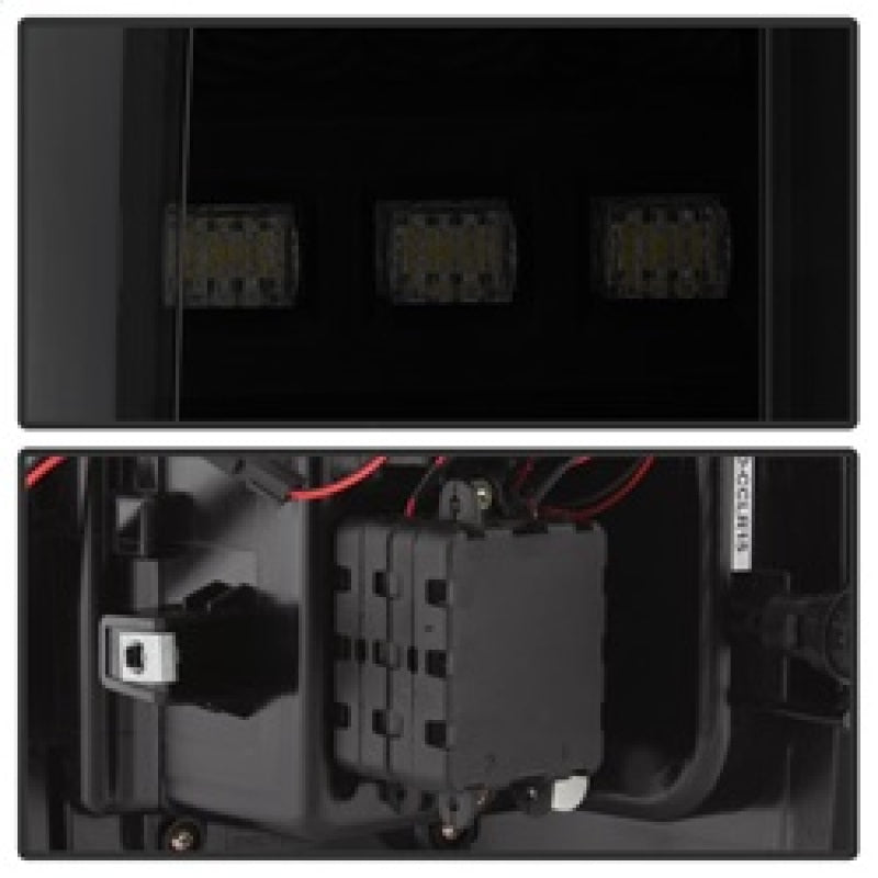 Spyder Chevy Colorado 2015-2017 Light Bar LED Tail Lights - Black Smoke ALT-YD-CCO15-LED-BSM 5085252