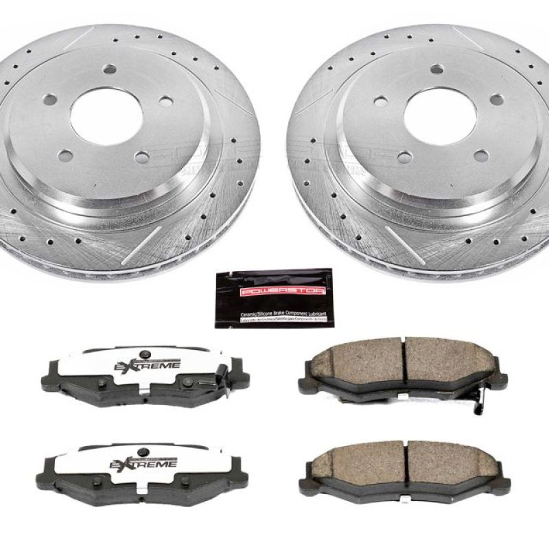 Power Stop 04-09 Cadillac XLR Rear Z26 Street Warrior Brake Kit K1563-26