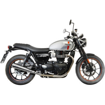 OPEN BOX IN STOCK LEOVINCE Classic Racer dual Mufflers - Street Twin 2016-2018 15004