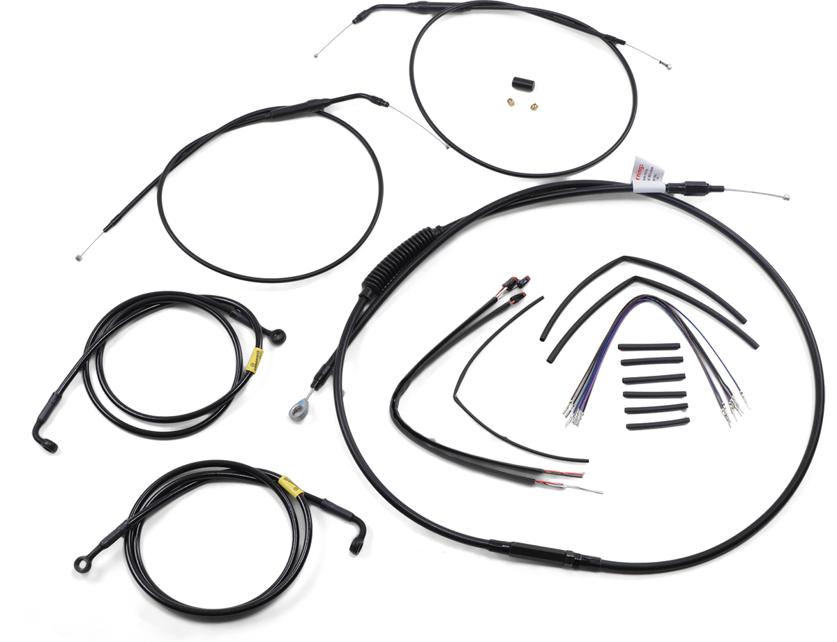 BURLY BRAND Control Kit - 14" Ape Hanger Handlebars B30-1203