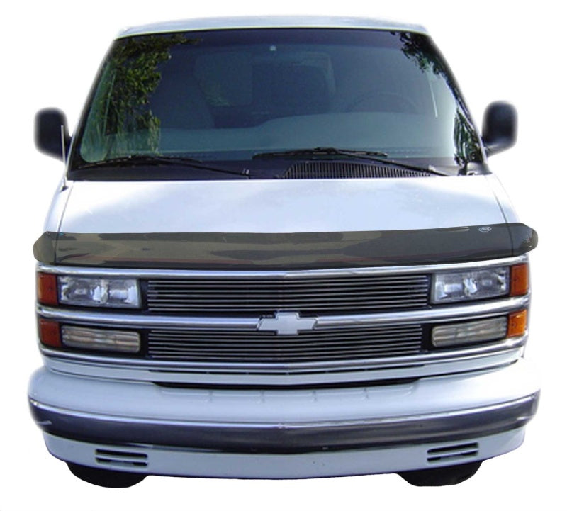 AVS 96-02 Chevy Express 1500 High Profile Bugflector II Hood Shield - Smoke 25918