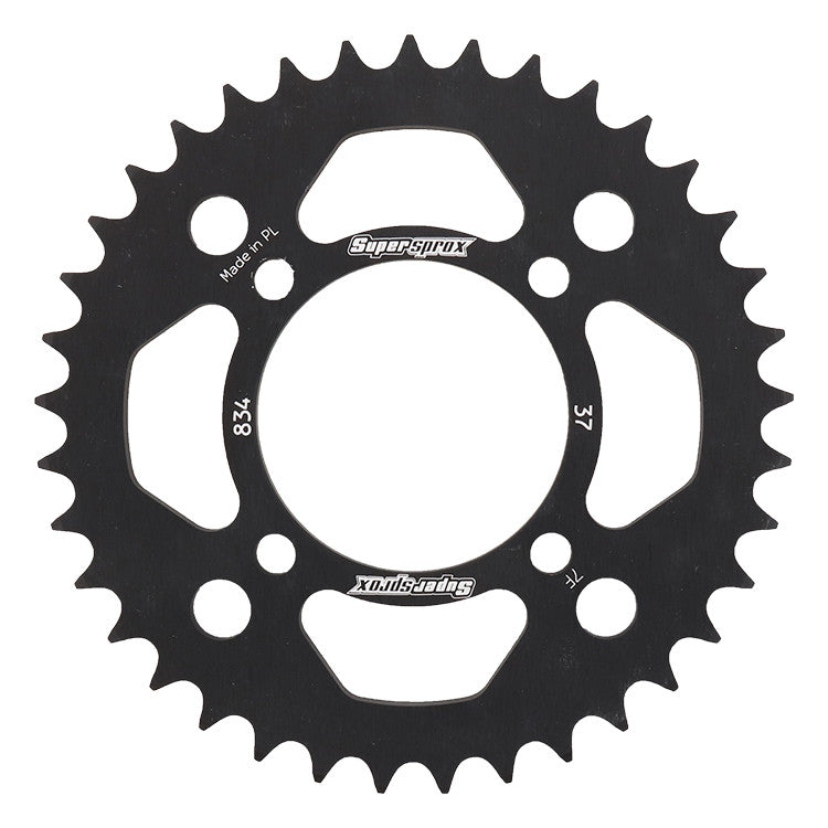 SUPERSPROX Rear Sprocket Aluminum 37t-420 Blk Yam RAL-834-37-BLK