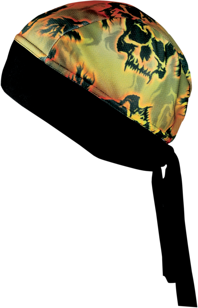 SCHAMPA & DIRT SKINS Z-Wrap - Flaming Skull BNDNA003-71