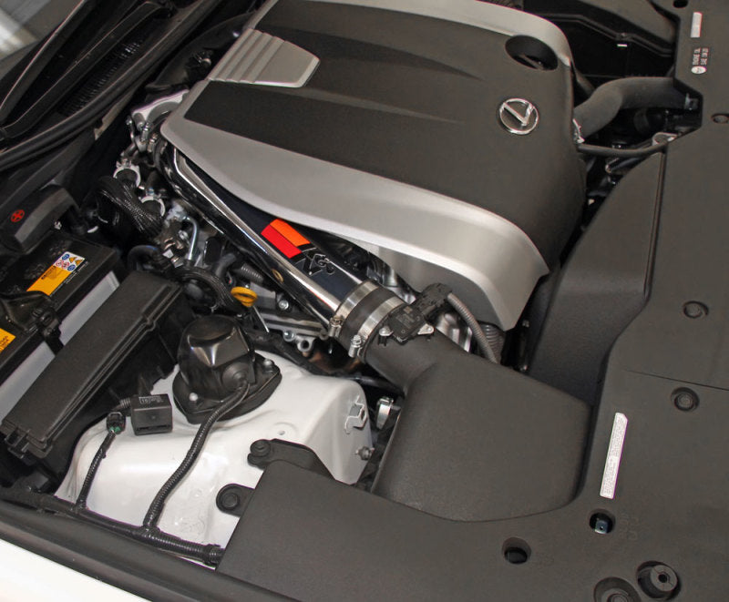 K&N 69 Series Performance Typhoon Intake Kit - Polished for 13-14 Lexus GS350 3.5L V6 69-8704TP