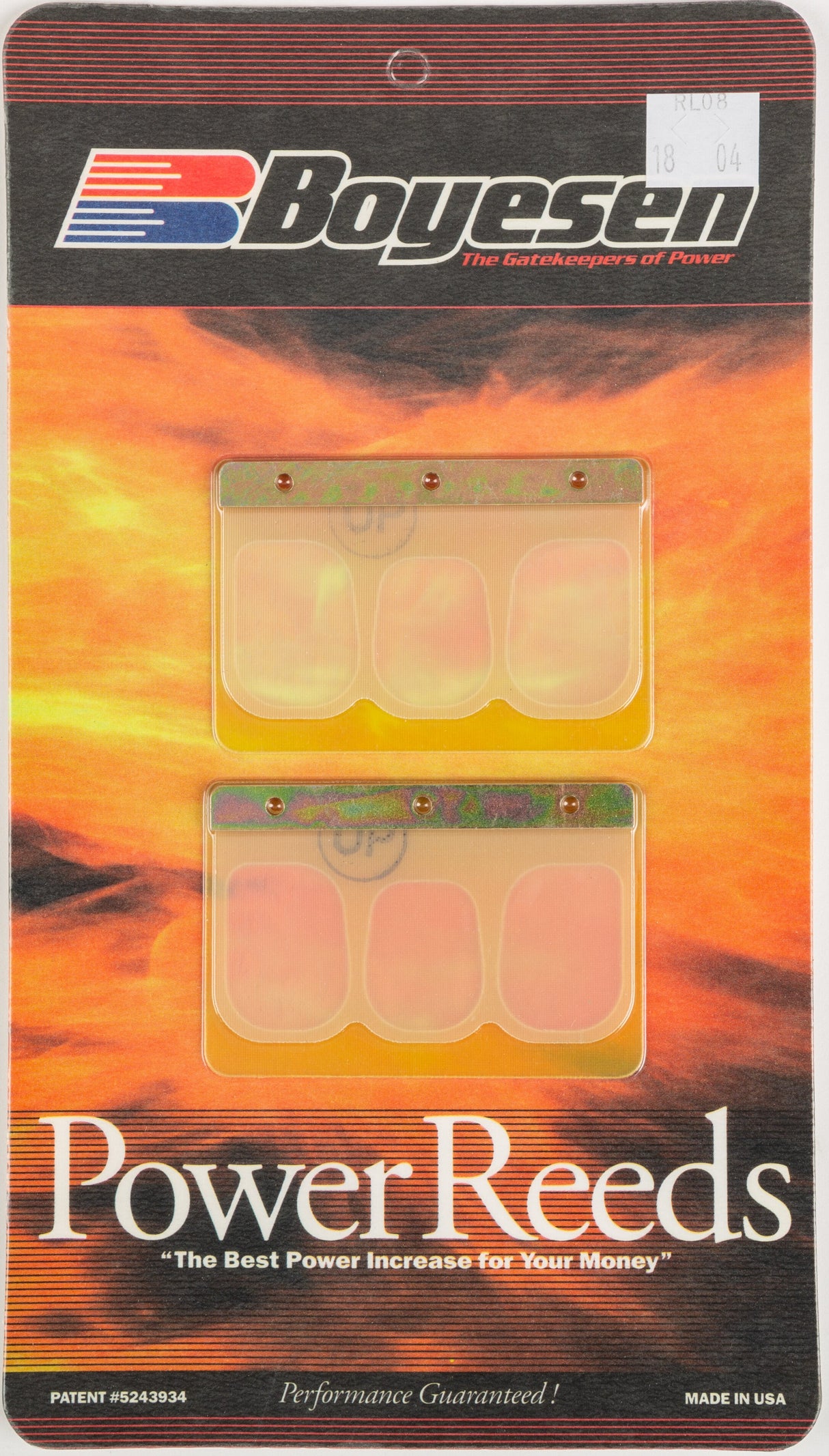 BOYESEN Motorcycle Rad Valve Reeds RL-08