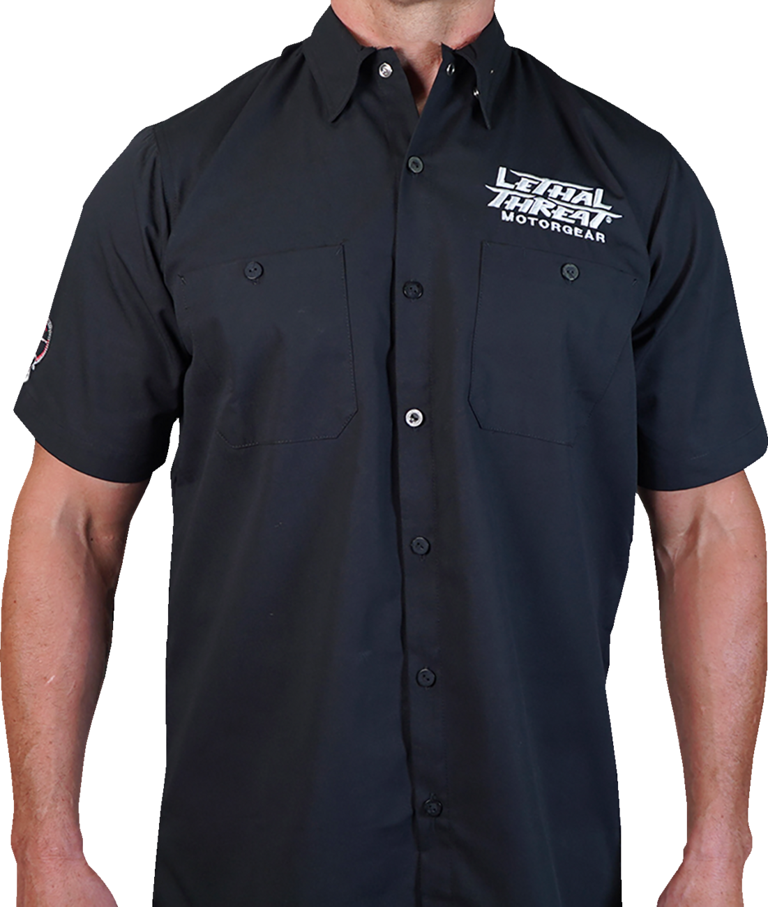 LETHAL THREAT Let It Ride Shop Shirt - Black - 4XL FE50133-4XL