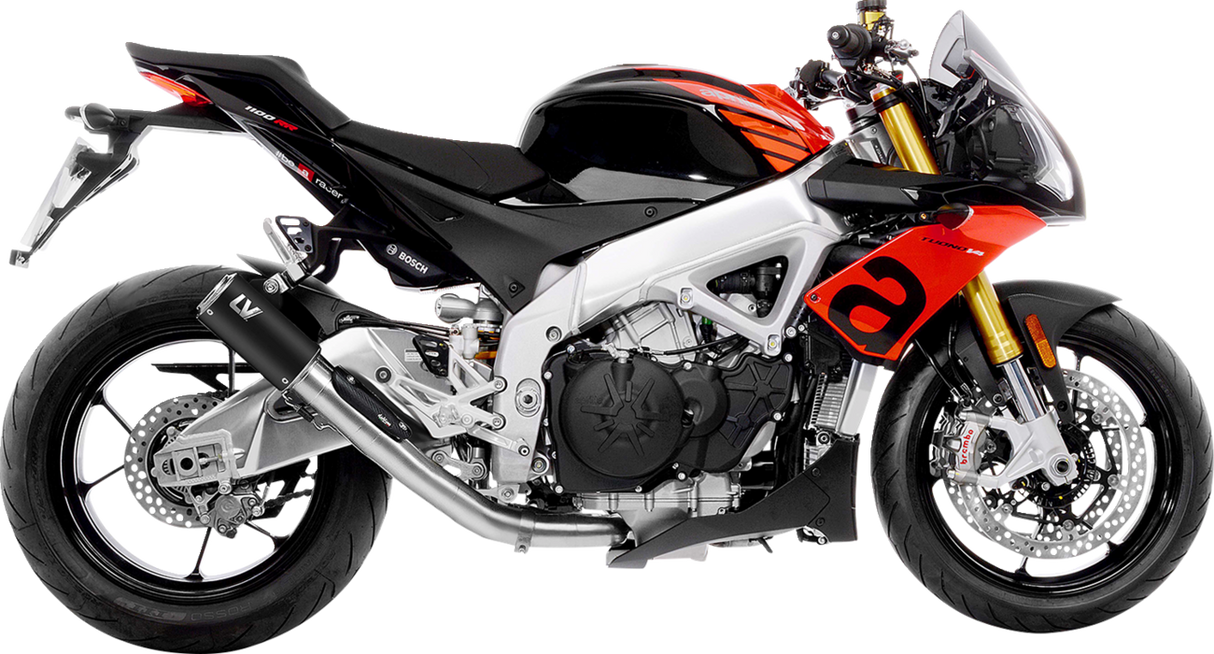 LEOVINCE LV Corsa Muffler - Black Edition 15401BU RSV4 Tuono / Factory 1100 2021-2024 1811-4306