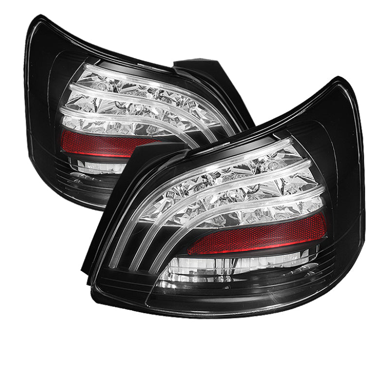 Spyder Toyota Yaris 07-09 4Dr LED Tail Lights Blk ALT-YD-TYA074D-LED-BK 5037640