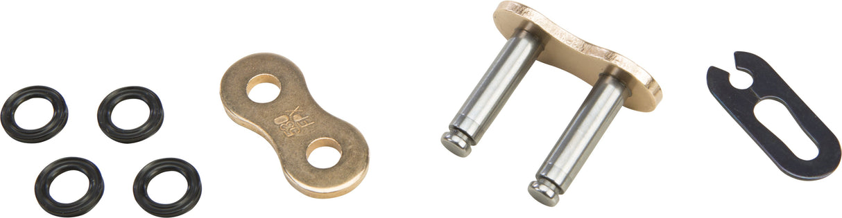 FIRE POWER X-Ring Clip Master Link 530 Gold 530FPX-SKJ/G