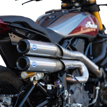 S&S CYCLE exhaust 2:2 race only stainless steal indian FTR 1200 19-22 550-0949
