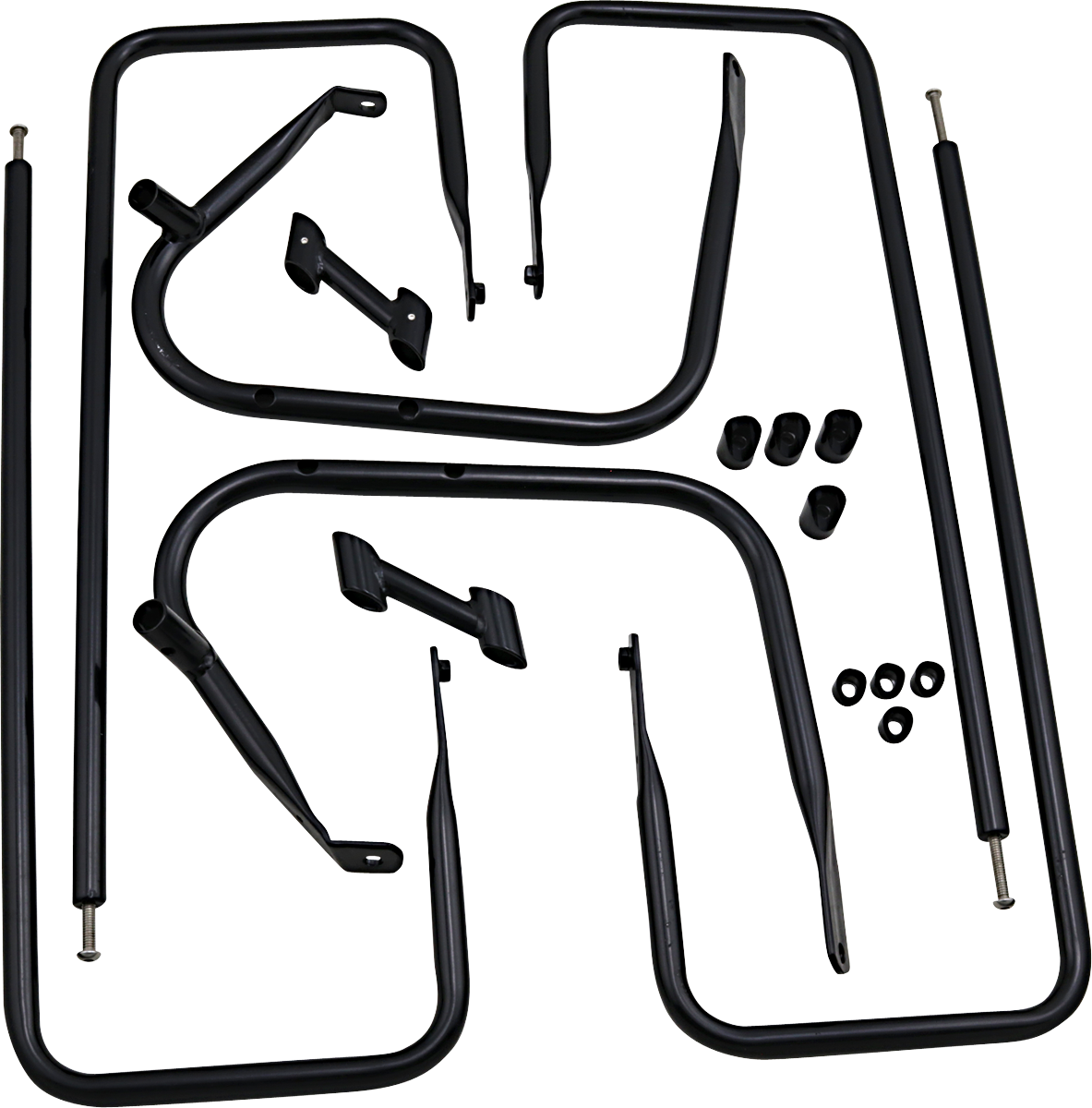 DRAG SPECIALTIES Riel para alforjas - Negro - FLT - '09 - '13 21038B