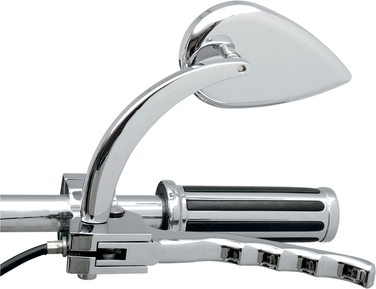 DRAG SPECIALTIES Espejo - Lágrima - Cromo - Vástago largo 0640-0387