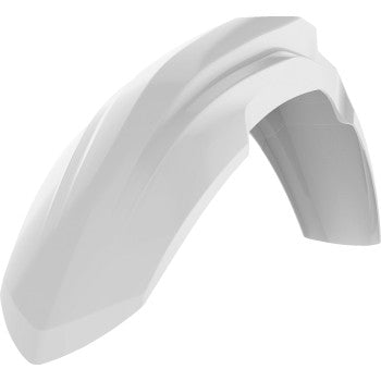 POLISPORT Fender - Front - Restyle - White - CR 125R/250R 2002-2007 8556300002