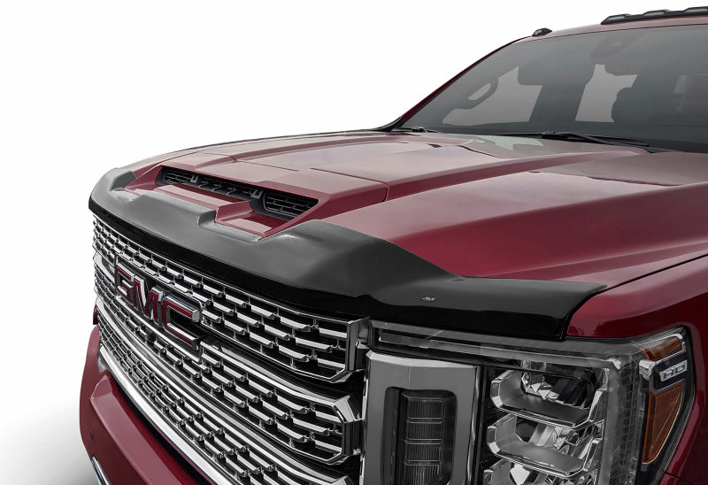 AVS 2020 GMC Sierra 2500 Aeroskin Low Profile Hood Shield - Smoke 322185