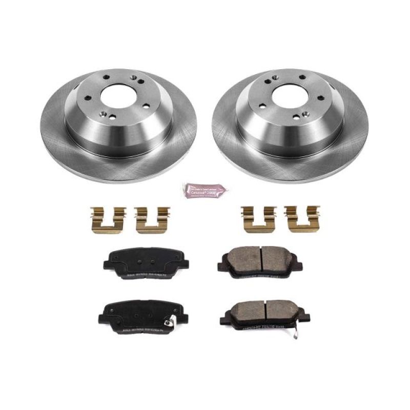 Power Stop 10-18 Hyundai Santa Fe Rear Autospecialty Brake Kit KOE7507