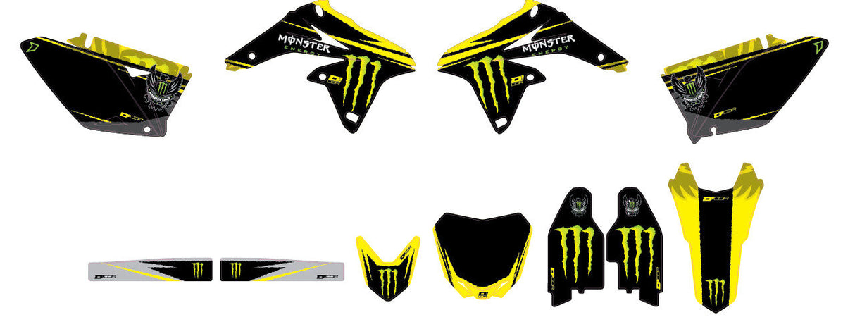 D-COR Complete Kit Monster Energy Black 20-40-251
