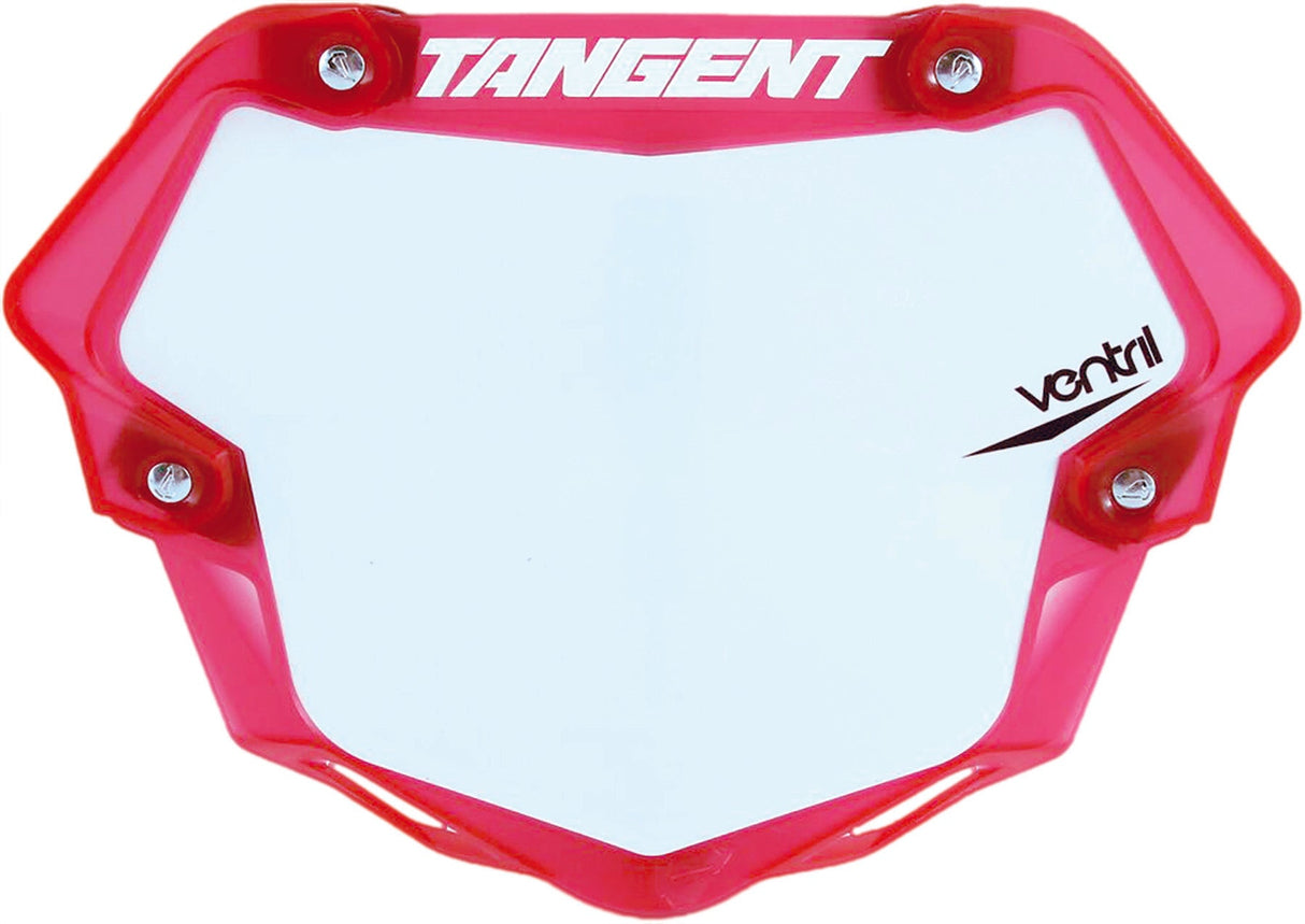 TANGENT 6" 3d Ventril Plate Trans Red 03-2202