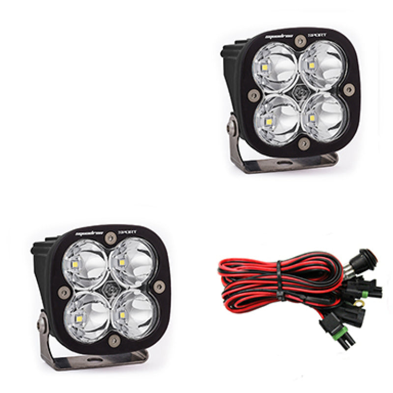 Baja Designs Squadron Sport Spot LED Light Pods - Clear 557801