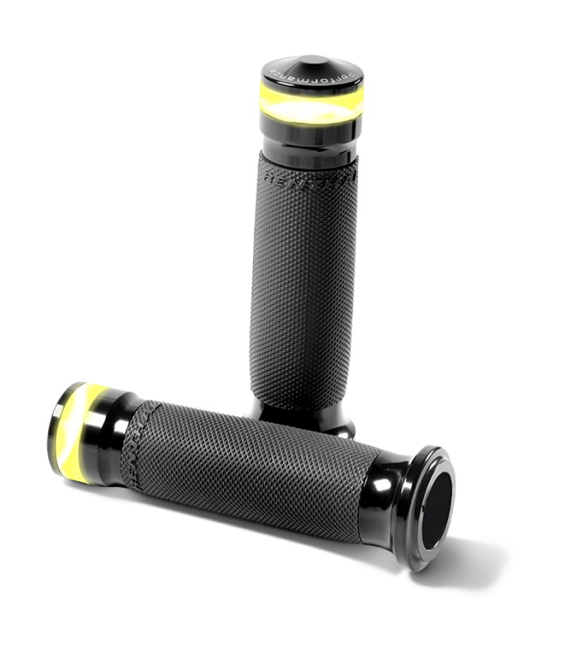Performance Machine Contour Led Handle Grip Set - Black Ano 0063-2101M-B
