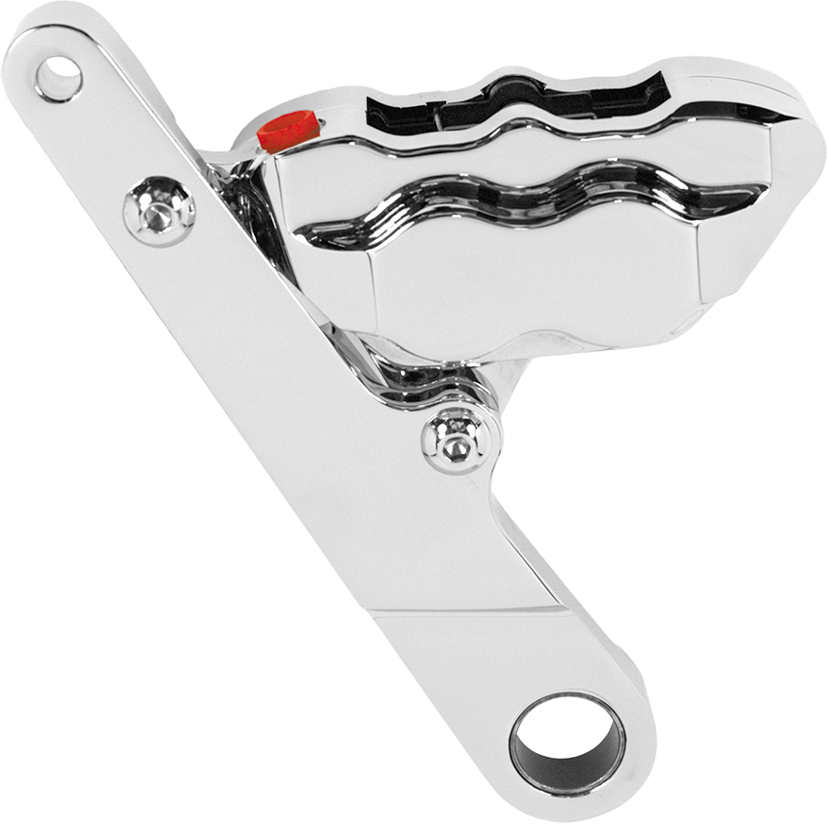 HAWG HALTERS INC 4 Piston Front Brake Kit Fxsts Chrome FKSRCC100