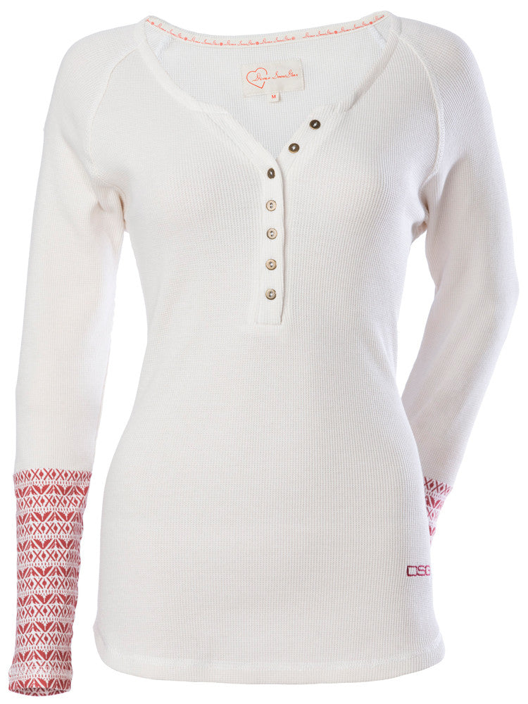 DSG Henley Thermal Cream 2x 97419