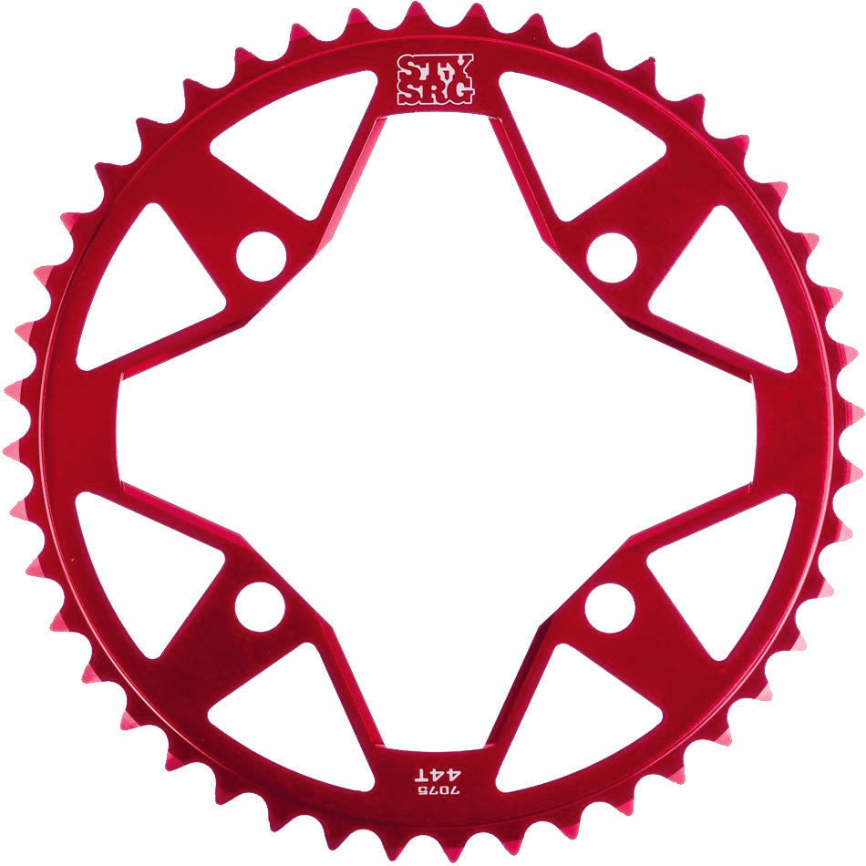 STAYSTRONG 7075 Alloy 4-Bolt Chainring Red 44t U-SS6226