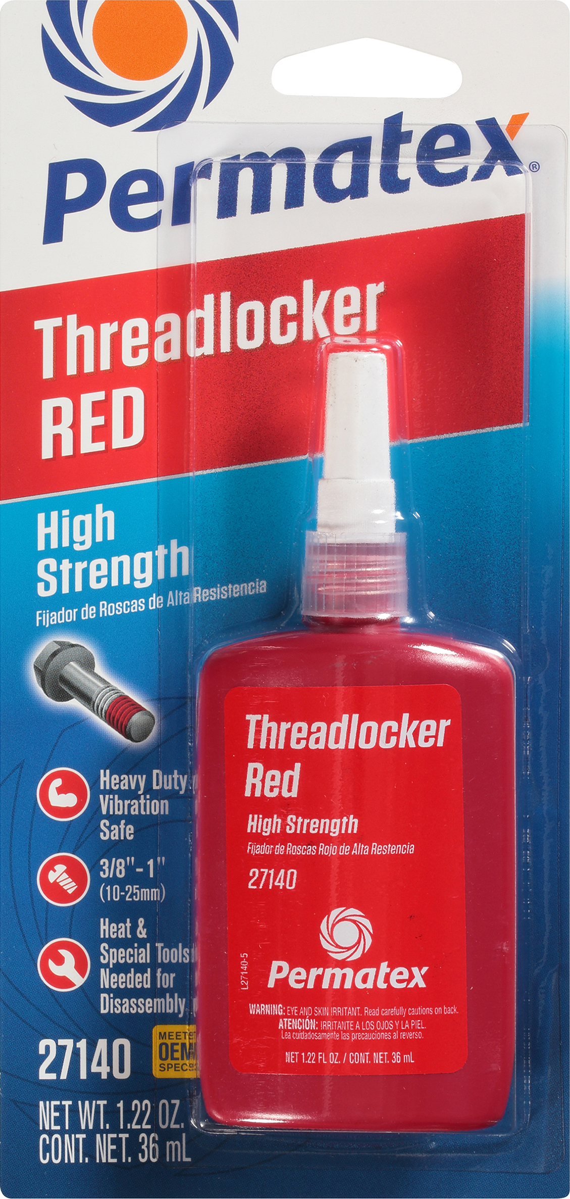 PERMATEXHigh Strength Threadlocker Red 36 Ml27140
