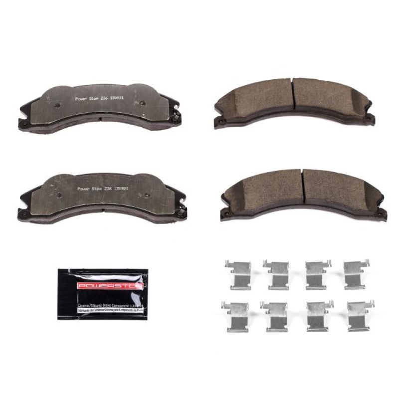 Power Stop 2011 Chevrolet Silverado 2500 HD Front or Rear Z36 Truck & Tow Brake Pads w/Hardware Z36-1411