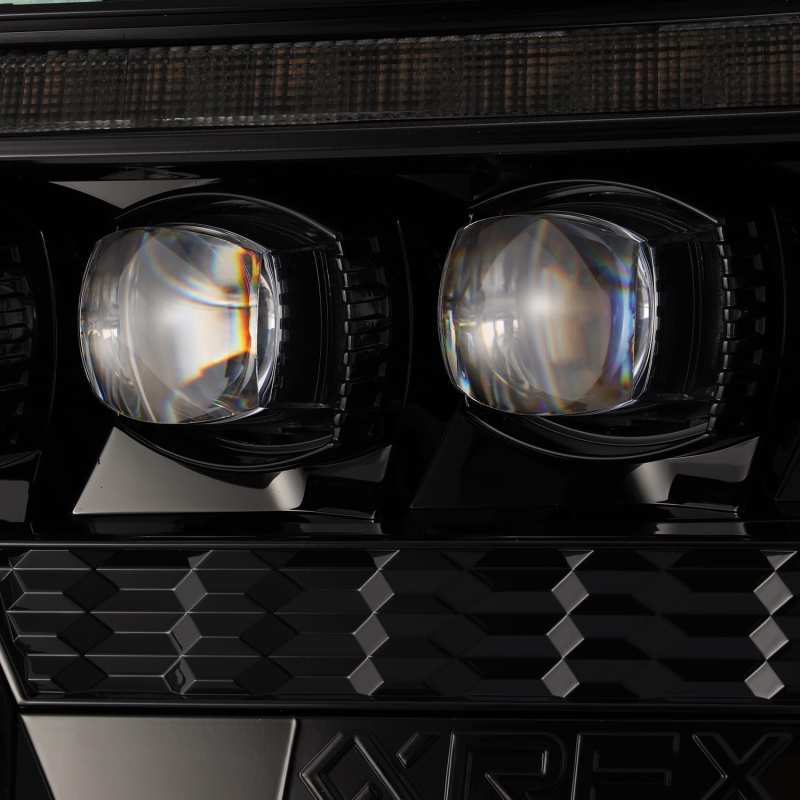 AlphaRex 12-15 Toyota Tacoma NOVA LED Proj Headlights Plank Alpha Blk w/Activ Light/Seq Signal/DRL 880752