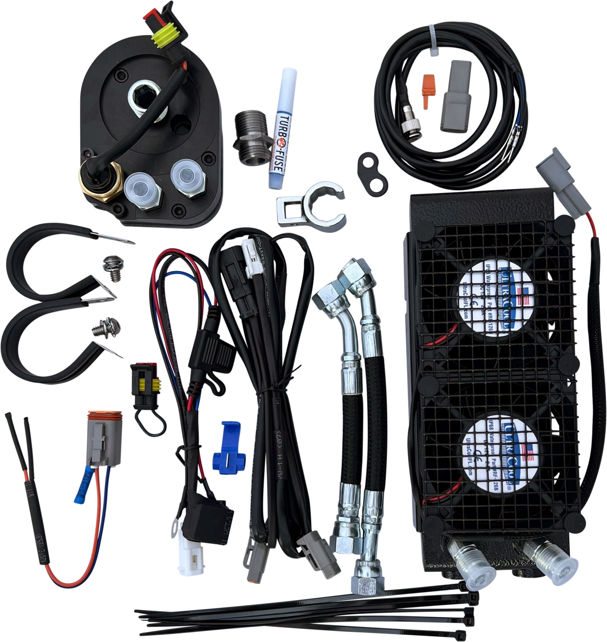 ULTRACOOL Side Mount Naked Oil Cooler SMT-4