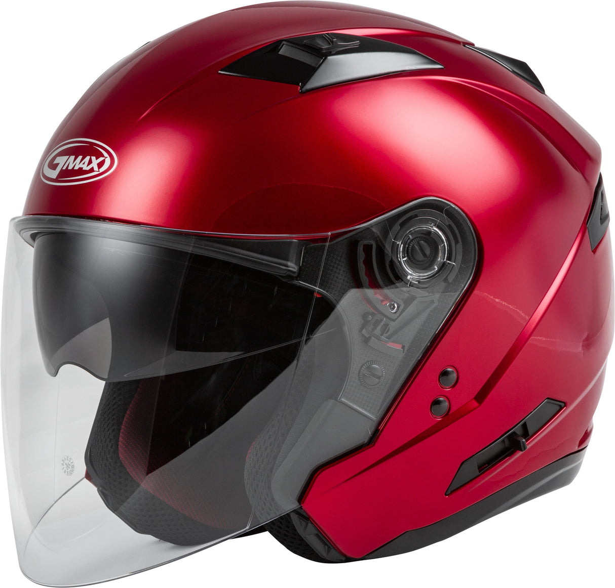 GMAX Of-77 Open-Face Helmet Candy Red Md O1770095