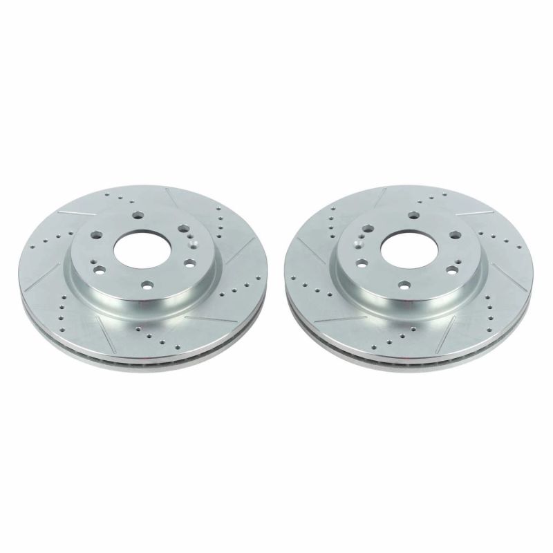 Power Stop 19-20 Chevrolet Silverado 1500 Front Evolution Drilled & Slotted Rotors - Pair AR84103XPR