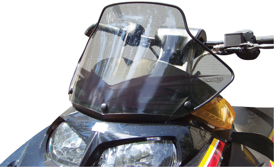 POWERMADD Cobra W/S Mid Smoke/Blk 11" S-D Rev Hood Mtd Flyscreen 13031
