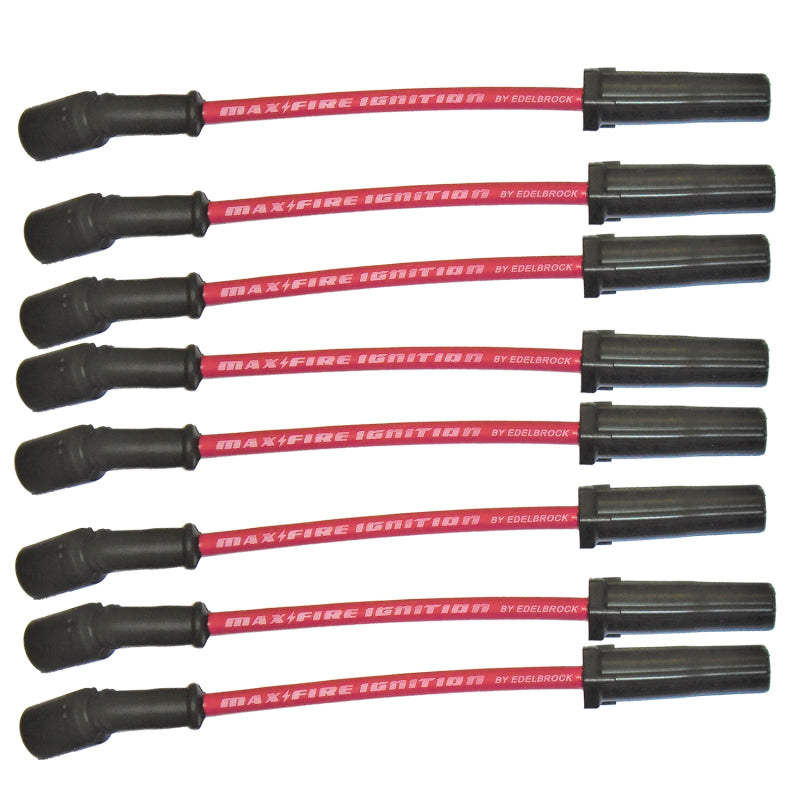Edelbrock Spark Plug Wire Set GM LS Engines Heat Shields w/o Red Wire (Set of 8) 22717
