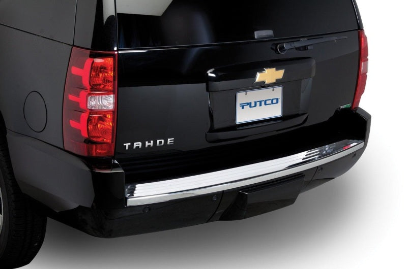 Putco 07-14 Cadillac Escalade ESV - Stainless Steel Rear Bumper Cover 94100