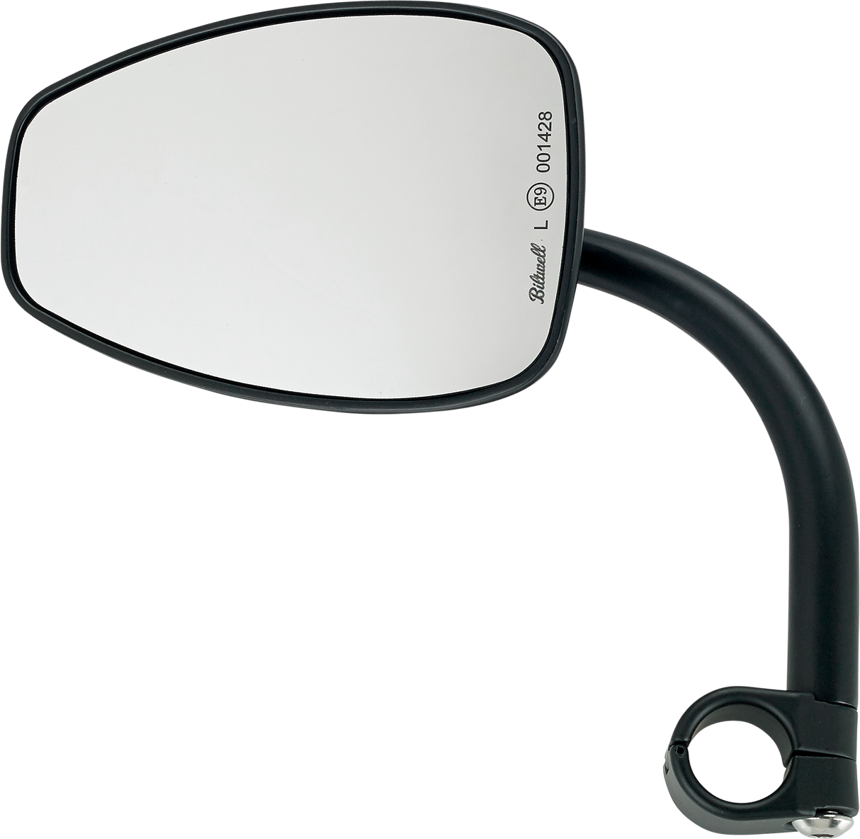 BILTWELL Espejo utilitario con abrazadera - Lágrima - Negro 6504-578-131