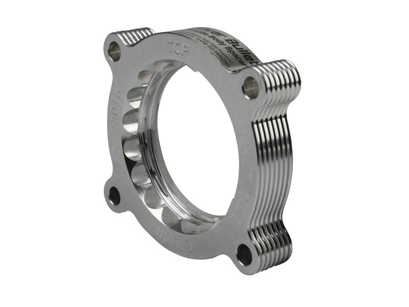 aFe 11-14 Ford Mustang/ 11-14 Ford F-150 V6 3.7L Silver Bullet Throttle Body Spacer - Silver 46-33016