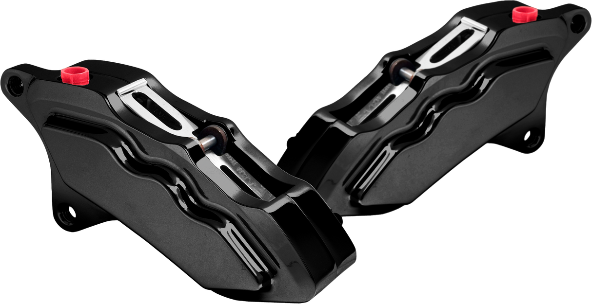 HAWG HALTERS INC 6 Pist Front Dual Caliper Kit Black 00-Up W/ 11.5" Rotor FKDDAB6001