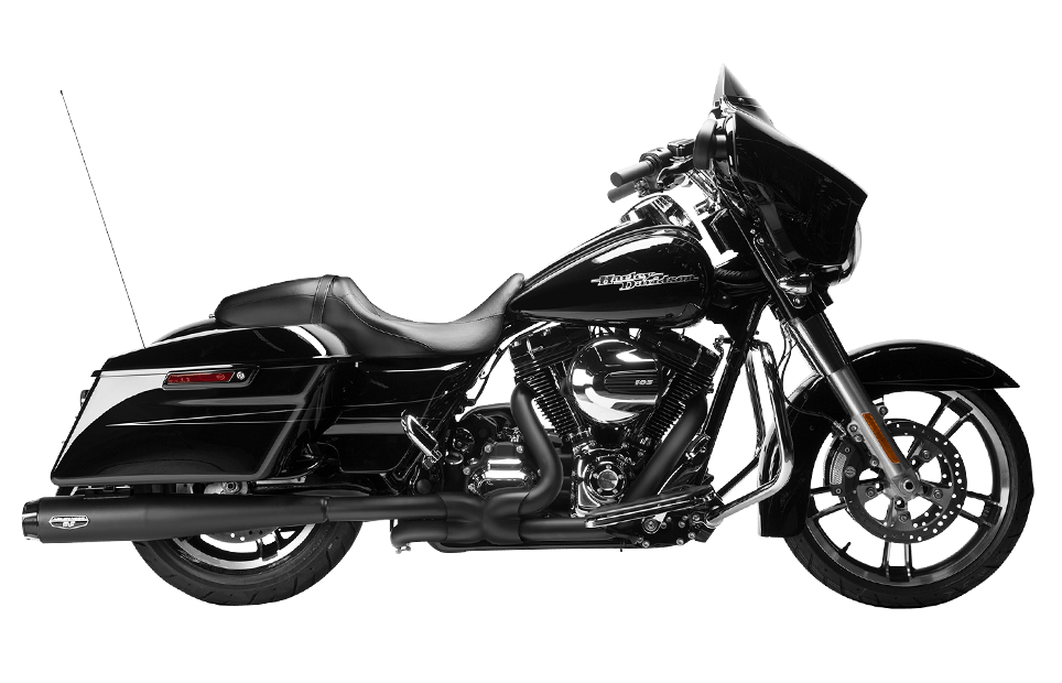 MAGNAFLOWNess Tru-X Head Pipes Blk Flh/Flt 09-167210406