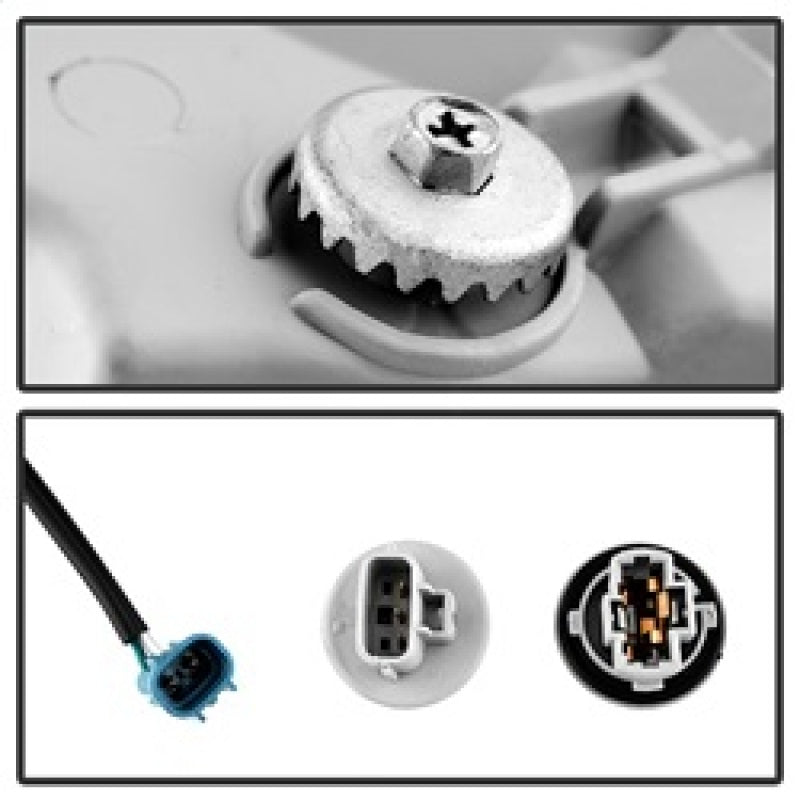 Xtune Toyota Tundra Double Cab 05-06 OEM Style Headlights & Corner Lights Black HD-JH-TTUN05-AM-BK 9034336