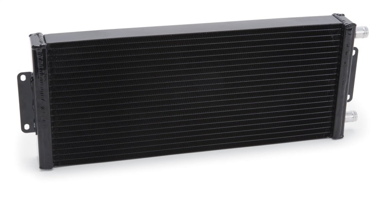 Edelbrock Heat Exchanger Dual Pass Single Row 20 500 Btu/Hr 20in x 8in x 2in Black 15549